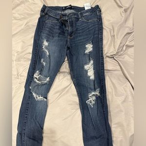 Size 11R Hollister High Rise Crop Jean Legging